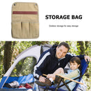 Fishing Chair Armrest Bag Hanging Storage for Outdoor Camping (Army Green)