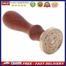 Retro Wax Seal Stamp Magic Array Wood Seal DIY Envelope Decorative (C)