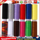 12pcs Spools Mixed Colors Polyester All Purpose Sewing Threads Cones Set Newly
