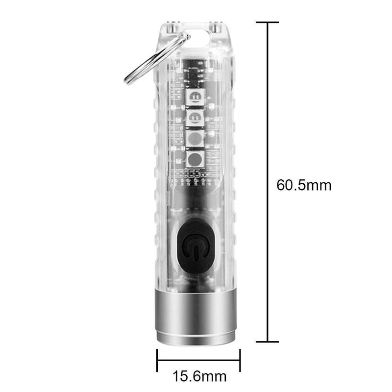 Camping SST20 LED Mini Flashlight Waterproof UV Purple Light (Clear White)