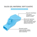 Vane Silicone Tap Filter Faucet Extender Water Nozzle Water-saving Extension