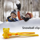 Cartoon Bear Shape Snowball Clip Maker Beach Sand Mold Kids Snowball Fight To
