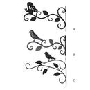 3pcs Metal Hanging Flower Plant Pot Basket Wall-Mounted Support Basket Tool