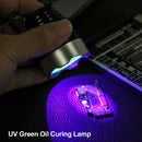 K-338 Phone Repair Tools USB UV Glue Curing Lamp Green Oil Heating Light Newly