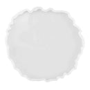Silicone DIY Crystal Drop Gel Epoxy Glue Mold Irregular Coaster Cup Mat (A)