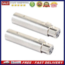 2x XLR 3Pin Male to Female Phase Reversal Adapter Plug Socket Cable Connect