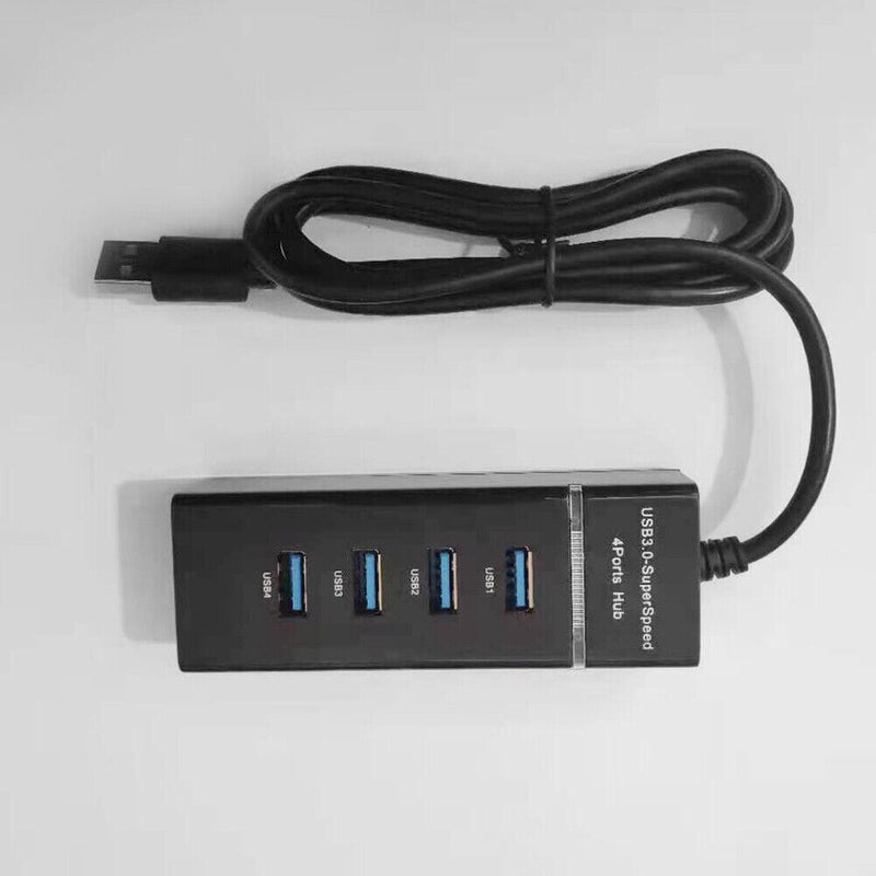 Universal USB Hub Docking Station PC Accessory Plug-and-Play (4 Port-120cm)