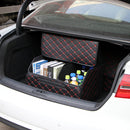 Car Trunk Organizer Auto Multiuse Tools Storage Bag (Large Black+Red Line) Newly
