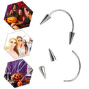 Vampire Teeth Piercing Jewelry Safe Body Piercing for Halloween Party Props