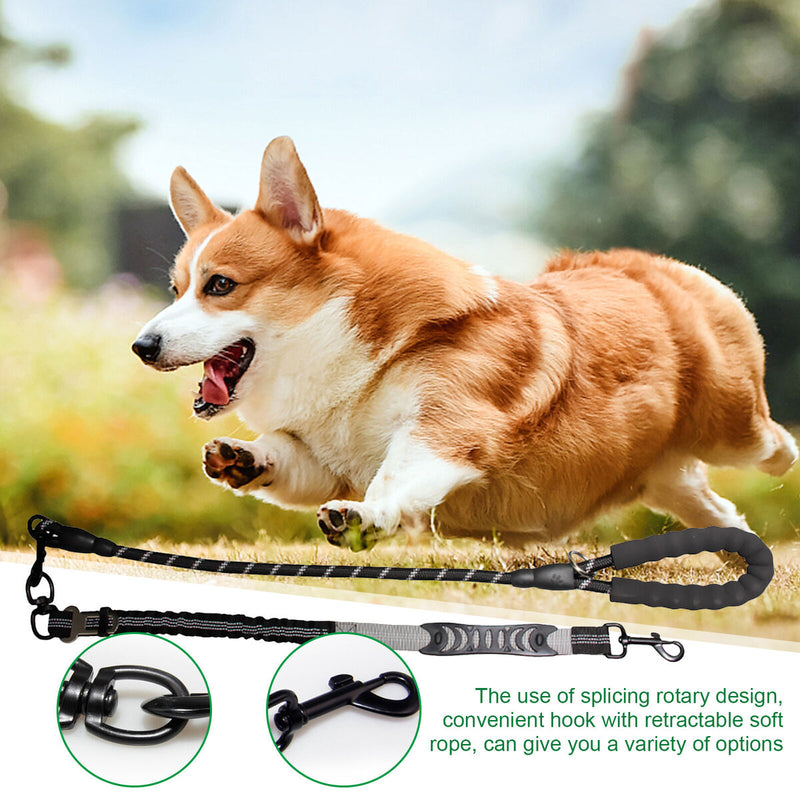 Dog Leash 4.92ft Long Rope Leash for Dog Training Reflective Threads Dog Lead