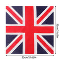 UNION JACK COTTON BANDANA BRITISH FLAG HEAD NECK SCARF JUBILEE PLATINUM A7K4