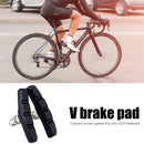 1 Pair Bike V Brake Pads Mountain Road Bike V-Brake Block w/ Hex Nuts + Spacers