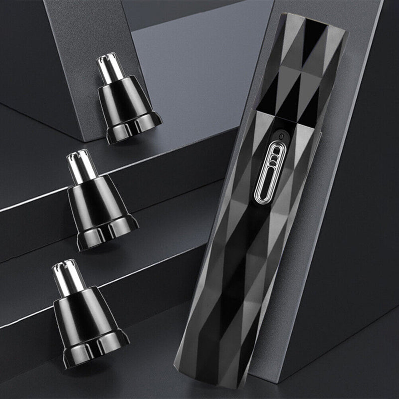 Rechargeable Men Electric Nose Ear Hair Trimmer Painless Eyebrows Beard Remover