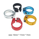CANSUCC 31.8mm Bicycle Quick Release Seatpost Clamp Seat Post Clip (Red) Newly