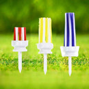 3pcs/pack Golf Double-layer Ball Nails Soft Rubber Low-resistance Ball Golf H2K6