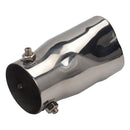 Car Exhaust Tip Bolt-on Heart Edge Stainless Steel Tailpipe Tip 2.5 inch In