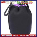 Waterproof SLR Camera Drawstring Lens Pouch Protective Brushed Cover (M)