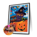 5D Diamond Painting DIY Halloween night Full Drill Round