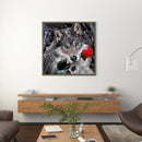 5D DIY Diamond Painting Kits Full Square Drill Rose Flower Wolf Mosaic Picture