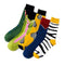 Warm Crocodile Shark Zebra Stripe Men Women Winter Cotton Socks