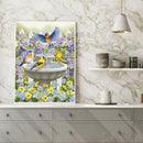 5D DIY Full Drill Diamond Painting Discussion Birds Embroidery Craft Needlework