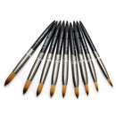Manicure Powder  Bursh For Acrylic Powder Round Shaped Acrylic Nail Brush