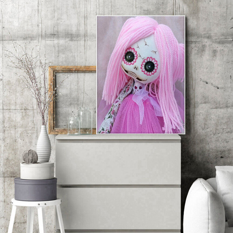 Oil Paint By Numbers Girl Coloring Digital Drawing