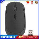 2.4G Wireless Mouse Optical 4 Button 1600DPI Mice w/USB Receiver (Black)