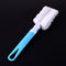 Sponge Cup Brush Removable Handle Cup Cleaning Brush Bottle Scrubber (Blue)
