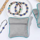 Bag Portable Velvet Packing Bag Storage Pouch Zipper Jewelry Bag Coin Purse