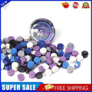 100pcs Retro Octagon Fire Painting Pills Sealing Wax Grain for Envelope (F)