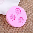 Mini Rose Flower Silicone Clay Soap Mold Fondant Sugarcraft DIY Ca L2C1 X5S4