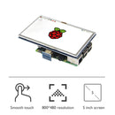 5 inch LCD Touch Screen HDMI-Compatible Display Kit for Raspberry Pi 3B+ Newly