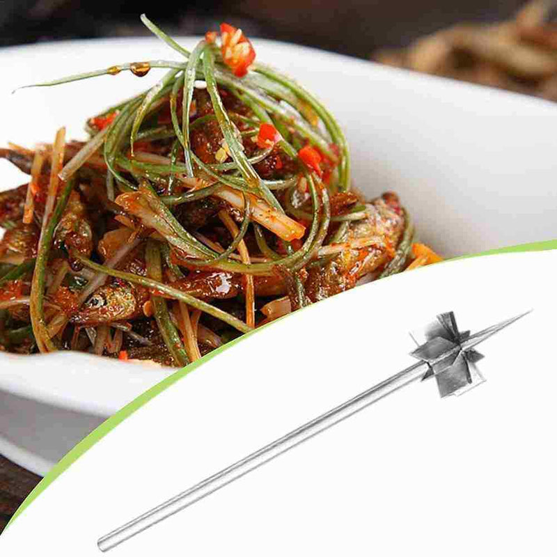 Steel Scallion Shredder Kitchen Tool Cutting Vegetable Shredded U3Y4