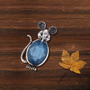 Rhinestone Mouse Pins Brooch Animal Clothes Sweater Badges Backpack Accessori
