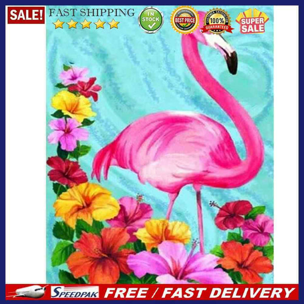 Diamond Painting Flamingo Full Round Drill Picture of Rhinestone DIY Drawing