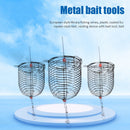 Lure Conical Fishing Bait Cage Basket Feeder Holder Carp Fishing Tackle (S)