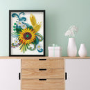 Diamond Painted DIY Quilling Paper Partial Special Drill Picture Home Decorat