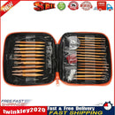 13 Sizes Aluminium Circular Kntting Needle Ring Set Crochet Yarn (Orange) Newly