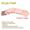 20pcs/Lot 15*15mm 1.2mm 1.5mm 1.8mm 2mm DIY Copper Shim Thermal Pad Cooler