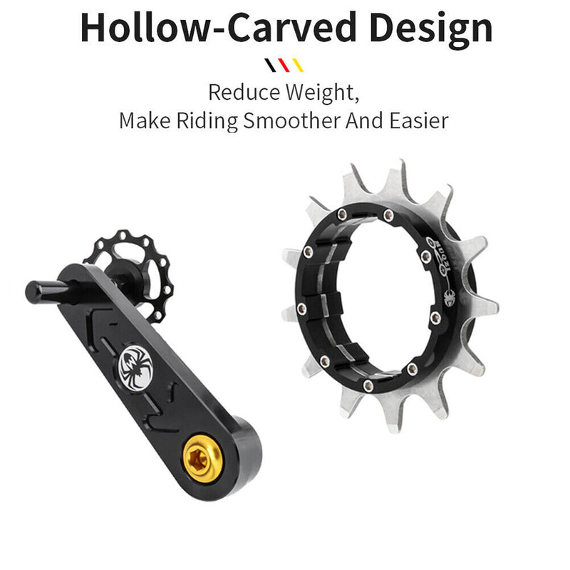 MUQZI Single Speed MTB Bicycle Cassette Freewheel Chain Tensioner Kit (13T)