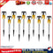 10pcs LED Solar Light Mini Steel Tube Lawn Stake Lamp Garden Decor (Warm) Newly