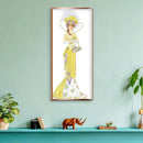 5D DIY Special-shape Diamond Painting Dress Lady Partial Drill Art (Y036) Newly