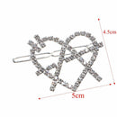 Diamond Women Girl Hair Clips Rhinestone Hairpins Barrette Shiny Headwear