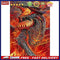 Fire Dragon Oil Paint by Numbers Hand Painted Frameless Picture Home Orname