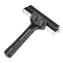 Black Rubber Roller Brush Rubber Roller DIY Painting Craft Tools(10cm) Newly