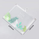 zipper Waterproof Pencil Case Paper Holder Transparent Document Bag File Folder