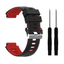 Watchband for Garmin Forerunner 220/230/235/620/630/735xt (Black Red) Newly