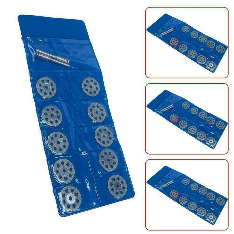 10PCS Diamond Cutting Wheel Saw Blades Cut Off Discs Sale Rotary Tool Set E6B4