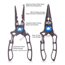 Outdoor Spring Fishing Lure Pliers Tongs Hook Remover Braid Line Cutter Scissors